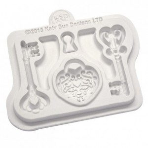 Katy Sue Mould Decorative Keys & Locket