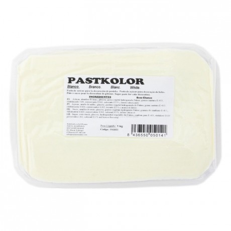 Pâte à sucre PastKolor blanc 1 kg