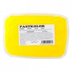 Pâte à sucre PastKolor jaune 1 kg