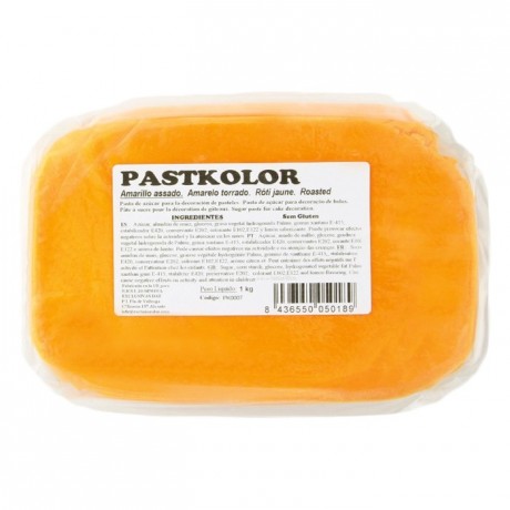 PastKolor fondant dark yellow 1 kg