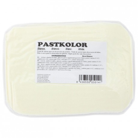 Pâte à sucre PastKolor blanc 2,5 kg