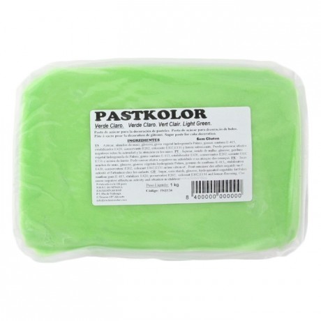 Pâte à sucre PastKolor vert pastel 1 kg