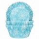 House of Marie Baking Cups Snow Crystal Blue pk/50