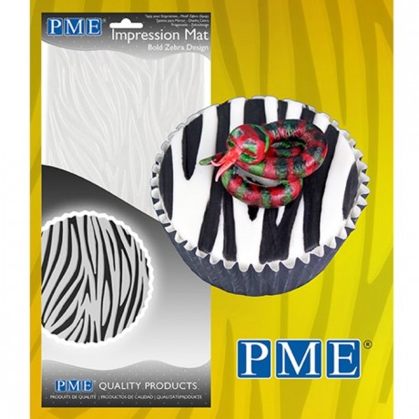 PME Impression Mat Bold Zebra