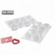 Amorini silicone mould 63 x 65 x 39 mm