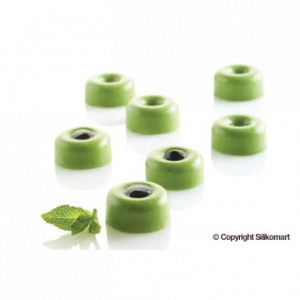 Micro savarin silicone mould Ø 26 x 12 mm