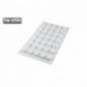 Micro square silicone mould 21 x 21 x 13 mm