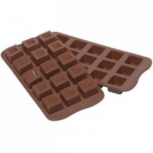 Cubo chocolate silicone mould 26 x 26 x 18 mm