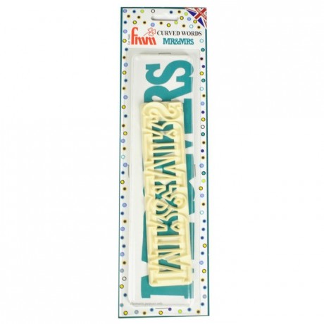 FMM Curved Words Cutter Mr&Mrs