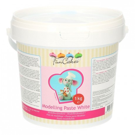 Pâte de modelage FunCakes blanc 1 kg