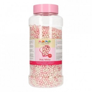 FunCakes Soft Pearls Pink/White 500g