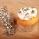 Coeurs en sucre FunCakes argent métallisé 80 g