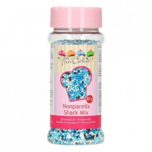 FunCakes Nonpareils Shark Mix 80g