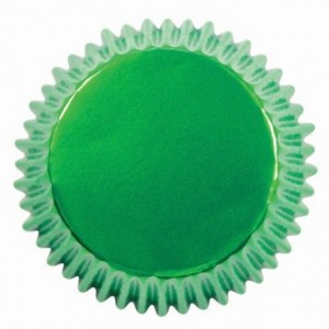 PME Baking Cups Metallic Green pk/30