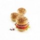 Moule silicone perforé Burger Bread Ø 80 x 20 mm