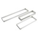 Rectangular flan frame stainless steel 370 x 110 x 25 mm