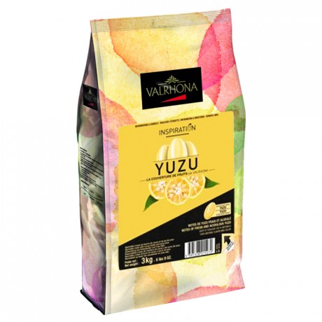 Yuzu Inspiration fruit couverture beans 3 kg