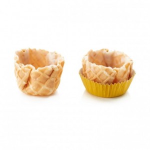 Basket crust vanilla La Rose Noire Ø40 mm (120 pcs)