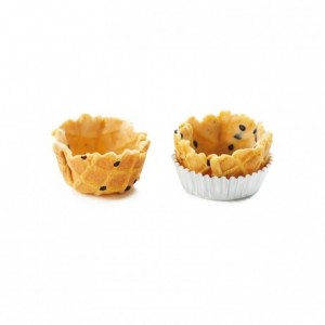 Salted basket crust curry La Rose Noire Ø35 mm (168 pcs)