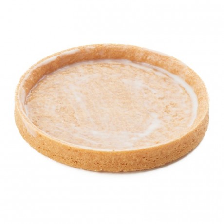 Round pie crust Slim Line AOP butter La Rose Noire Ø80 mm (55 pcs)