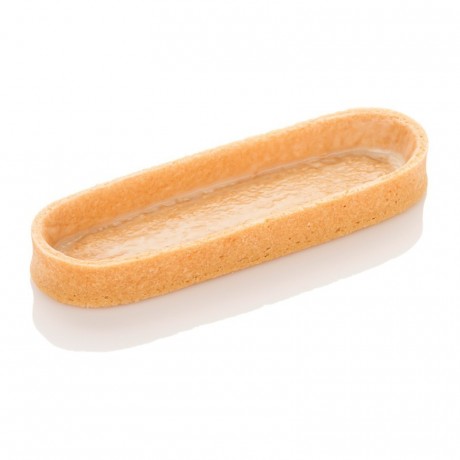 Pie crust Eclair vanilla La Rose Noire 125 mm (72 pcs)