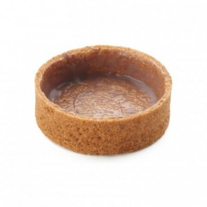 Round pie crust almond AOP butter La Rose Noire Ø50 mm (75 pcs)