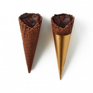 Sweet cone cocoa La Rose Noire Ø30 x 80 mm (83 pcs)