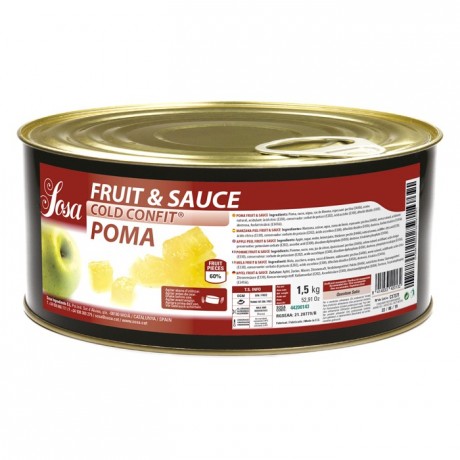 Fruit&sauce pomme en dès Sosa 1,5 kg