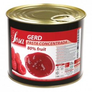 Pâte concentrée de framboise Sosa 1,5 kg