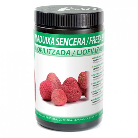 Fraise entière lyophilisée Sosa 60 g