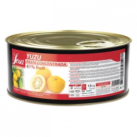 Pâte concentrée de yuzu Sosa 1,5 kg