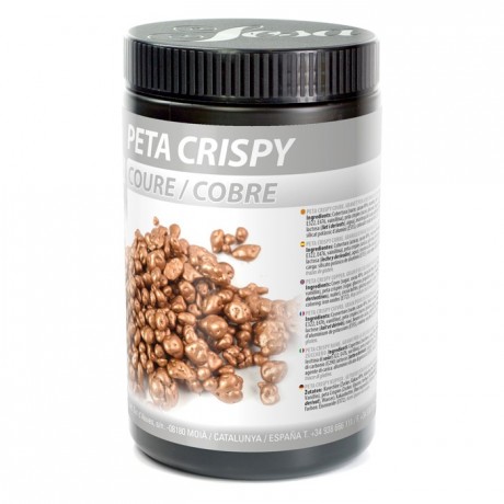 Sucre pétillant chocolat noir bronze Peta Crispy Sosa 900 g