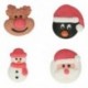 FunCakes Sugar Decorations Christmas Set/8