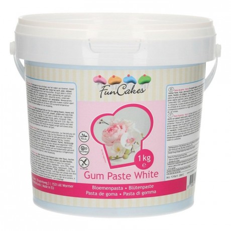 Gum paste FunCakes blanc 250 g