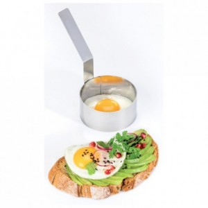 Egg ring stainless steel Ø 85 mm