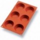 Silicone mould Gastroflex 6 tatin tarts Ø 75 mm