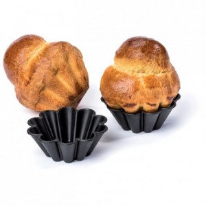 Moule à brioche Ø 70 mm H 28 mm en Exoglass (lot de 24)