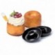 Moule savarin ouvert Ø 70 mm en Exoglass (lot de 12)