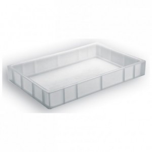 Stackable 600 x 400 x 70 mm tray (dough roll)