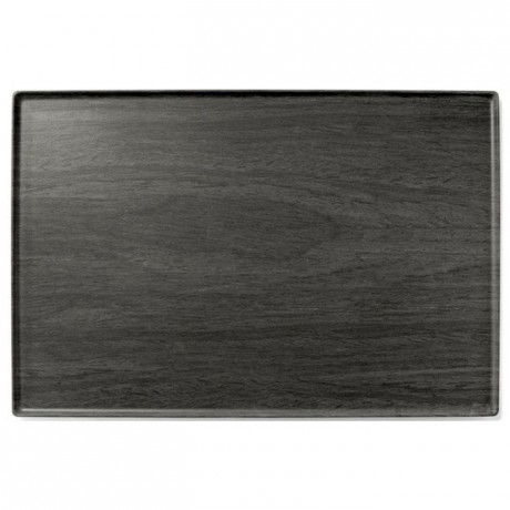 Elm wood platter melamine 400 x 300 mm