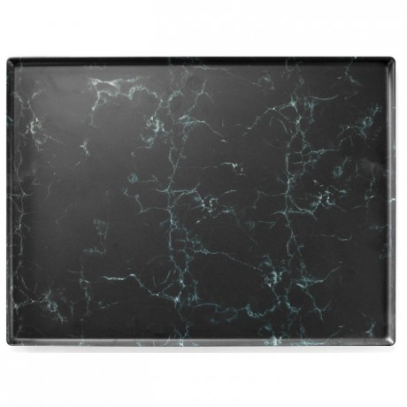 Marble platter melamine 400 x 300 mm