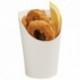 Pot wrap et frites en carton blanc (lot de 1000)