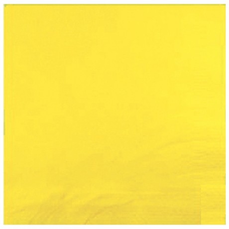 Serviette ouate citron 2 plis 40 x 40 cm (lot de 2400)