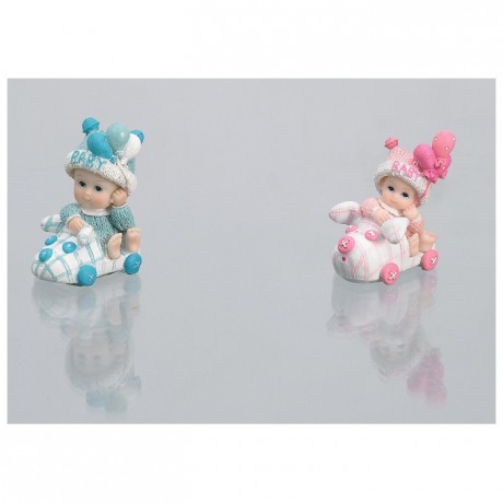 Blue baby on car (8 pcs)