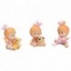 Bébé jouet rose (lot de 6)