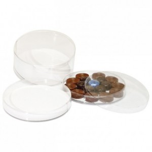 Round box PVC Ø 140 x 25 mm (10 pcs)