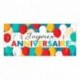 Décor azyme bande « Joyeux Anniversaire » (lot de 24)