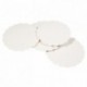 Rond festonné tout bois blanc Ø 210 mm (lot de 250)