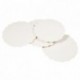 Rond festonné tout bois blanc Ø 230 mm (lot de 250)