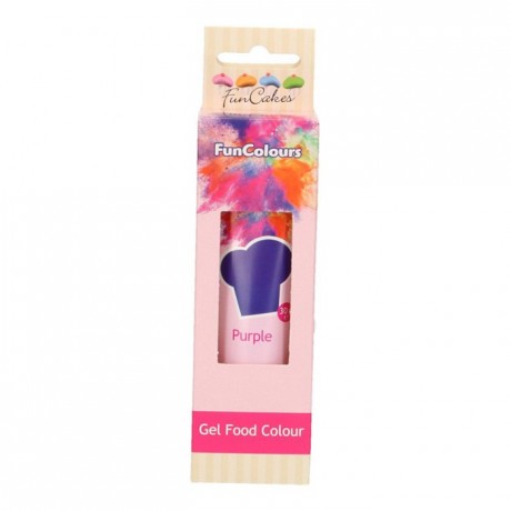 Colorant alimentaire en gel FunCakes Purple 30 g